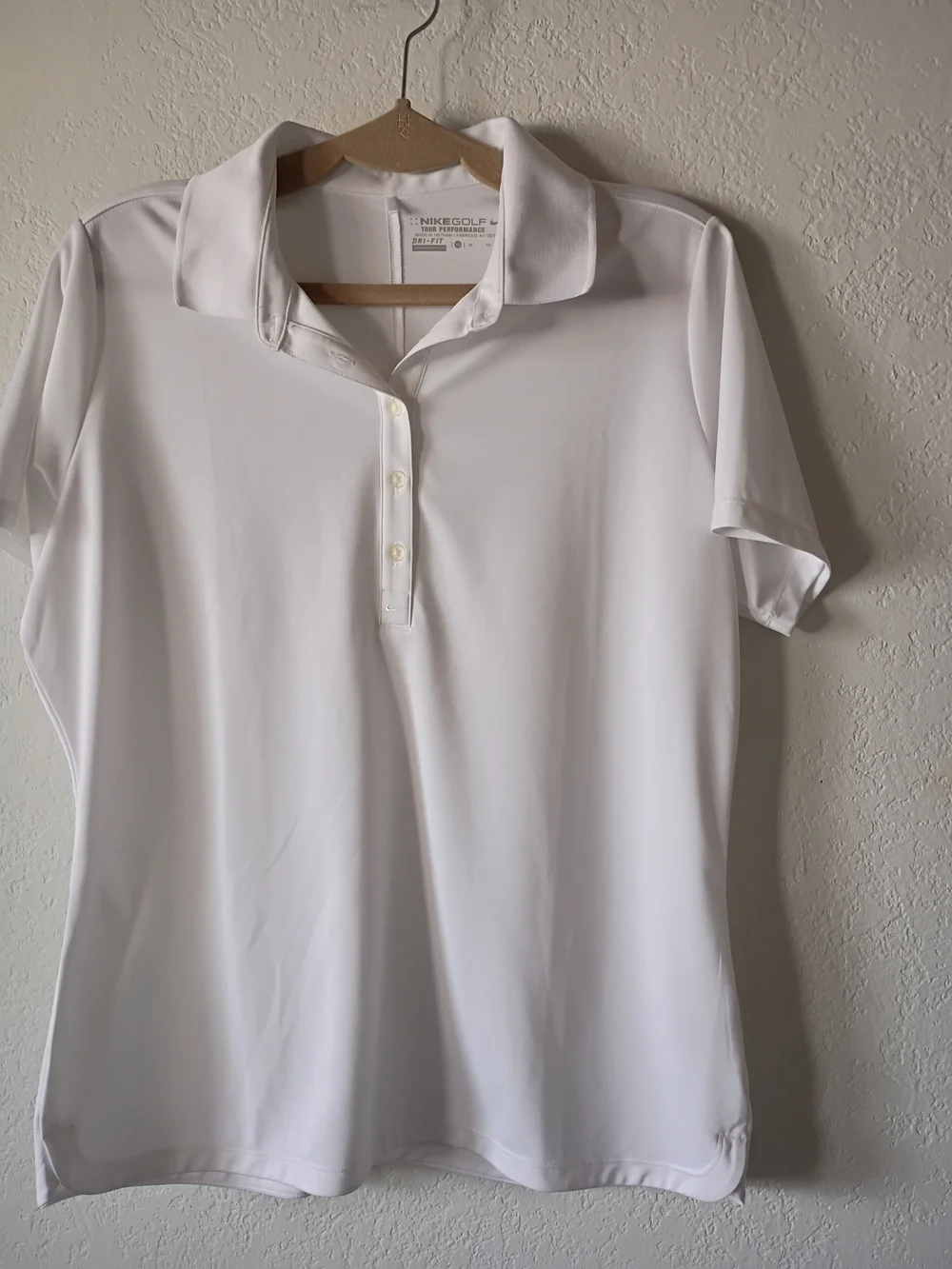 Nike Golf Women’s White Dri-FIT Polo Shirt Size XL